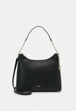 DKNY BRYANT - Handbag - Black/gold-coloured