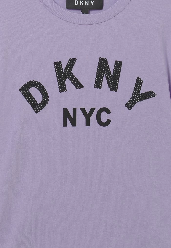 DKNY SHORT SLEEVES TEE - Print T-shirt - Lilac 5 DKNY SHORT SLEEVES TEE - Print T-shirt - Lilac - Image 3