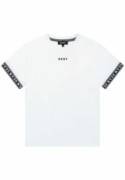 DKNY MANCHES COURTES - Print T-shirt - Blanc