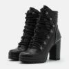 DKNY LENNI LACE UP - High Heeled Ankle Boots - Black 11 DKNY LENNI LACE UP - High Heeled Ankle Boots - Black -Bag Haven Store e582e58680c4409aa2fd23e3b5af2112