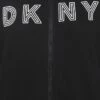 DKNY TRACK LOGO ZIP HOODI - Zip-up Sweatshirt - Black -Bag Haven Store e67cba95d7214fed9d5311c9db3e99e1