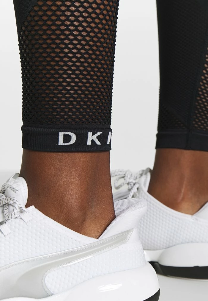 DKNY HIGH WAISTED SEAMLESS - Leggings - Black 8 DKNY HIGH WAISTED SEAMLESS - Leggings - Black - Image 6