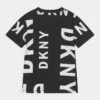 DKNY SHORT SLEEVES TEE UNISEX - Print T-shirt - Black/white -Bag Haven Store ea952939bee847ebaa3523234a84e43f