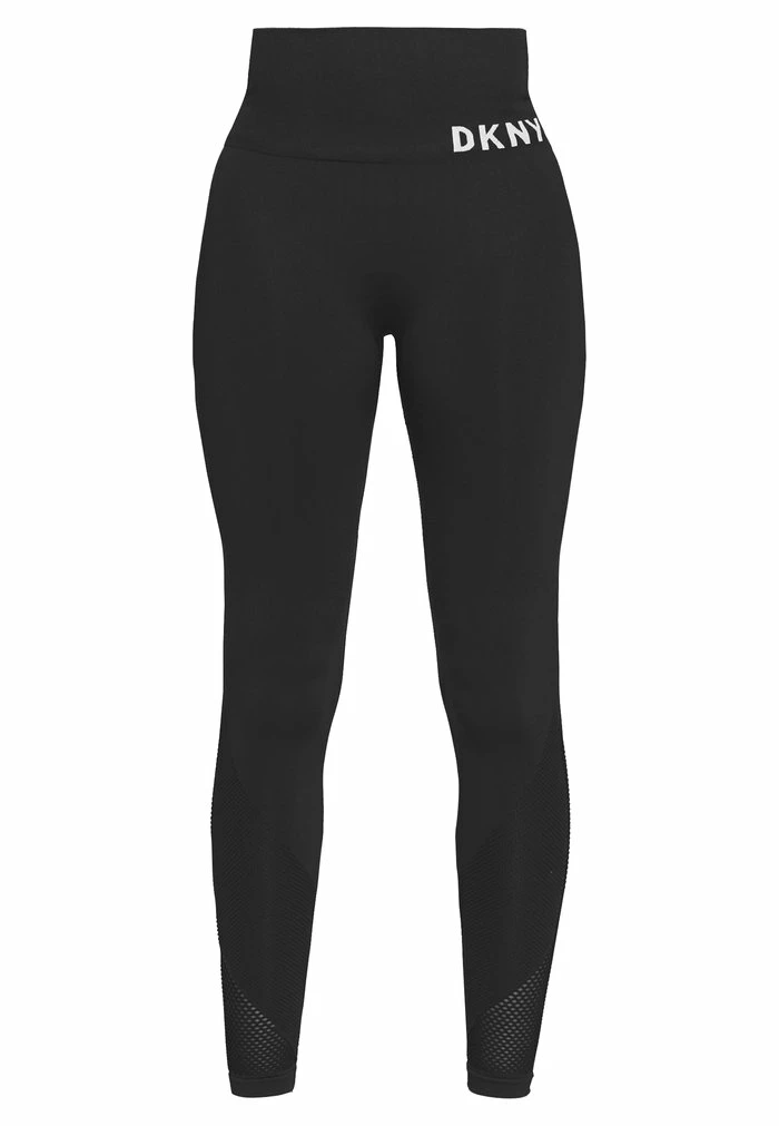 DKNY HIGH WAISTED SEAMLESS - Leggings - Black 7 DKNY HIGH WAISTED SEAMLESS - Leggings - Black - Image 5
