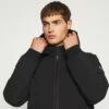 DKNY STRETCH HOODED - Light Jacket - Black -Bag Haven Store ed99784b83a948b68583816488daadf3