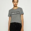 DKNY LOGO BEAD - Print T-shirt - Avenue Grey/black -Bag Haven Store ef47fbc61e284c8e8da0be59a34a6de1