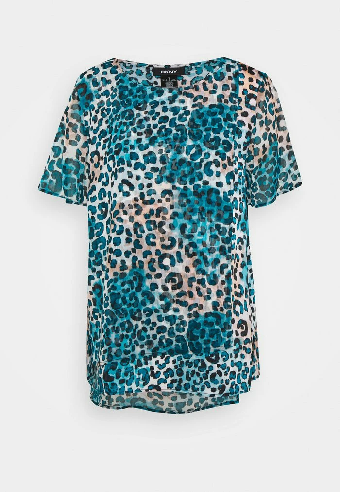 DKNY Print T-shirt - Ivory Gemstone/black/multi 6 DKNY Print T-shirt - Ivory Gemstone/black/multi - Image 4