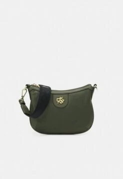 DKNY CAROL SADDLE - Across Body Bag - Military Green