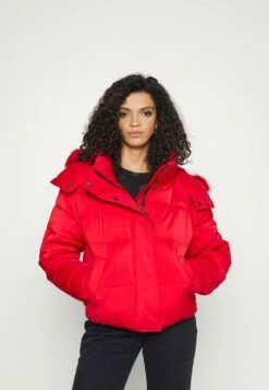 DKNY SHORT PUFFERS - Down Jacket - Red