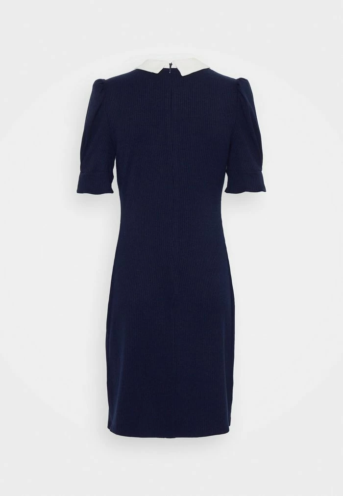 DKNY COLLAR COMBO SHEATH - Jumper Dress - Spring Navy/ivory 4 DKNY COLLAR COMBO SHEATH - Jumper Dress - Spring Navy/ivory - Image 2