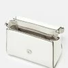 DKNY LEINA FLAP CBODY - Across Body Bag - White/silver -Bag Haven Store fc13062ff0b84969bdcff2f4b3653986