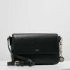DKNY BRYANT FLAP CBODY SUTTON - Across Body Bag - Black/gold -Bag Haven Store fea1565b06af4a1fb768649867e13ab8