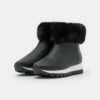 DKNY BOOT - Platform Ankle Boots - Black -Bag Haven Store ff3f209186d8469d8b2dc85ed7a64d69